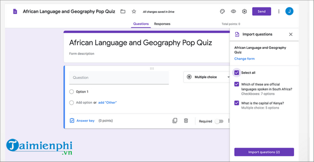 google forms se som cho phep luu bieu mau chua hoan thanh duoi dang ban nhap