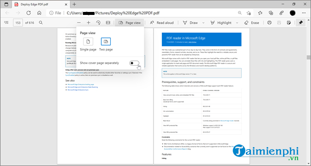 microsoft edge co them cac tinh nang pdf moi de canh tranh voi google chrome