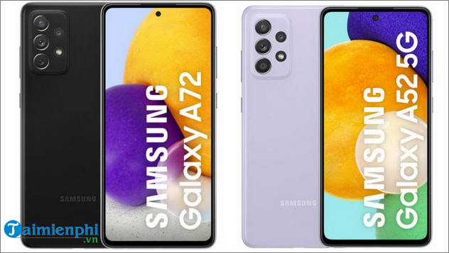 so sanh samsung a52 va a72 khac nhau o diem nao