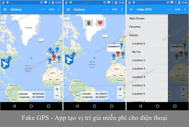 Fake GPS location apk