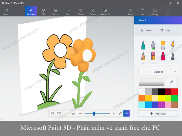 Paint 3D: Với Paint 3D, bạn sẽ có trải nghiệm tuyệt vời trong việc tạo ra những bức tranh 3D đẹp mắt. Phần mềm này cung cấp nhiều công cụ và tính năng để thiết kế, tạo hình và chỉnh sửa các đối tượng 3D, mang đến cho bạn sự sáng tạo tuyệt vời.