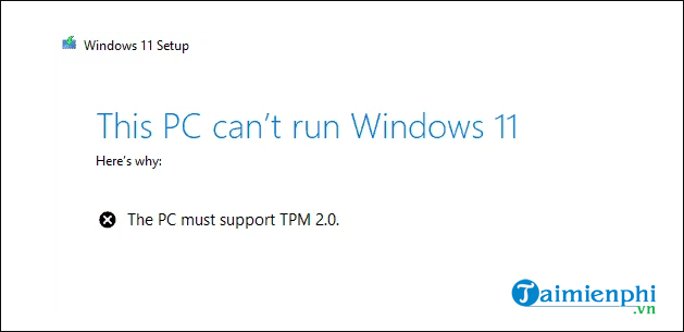 khac phuc loi pc khong the chay windows 11