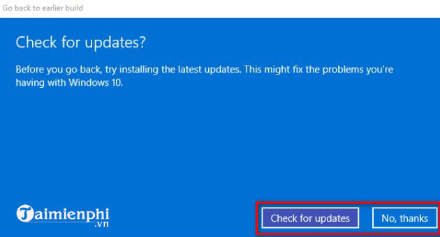 Cách hạ cấp Windows 11 về Windows 10