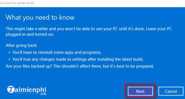 Cách hạ cấp Windows 11 về Windows 10