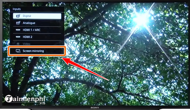 Kết nối Zoom với Sony TV