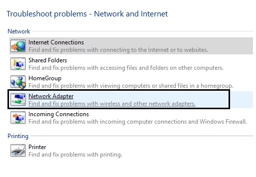 Máy tính không nhận card mạng