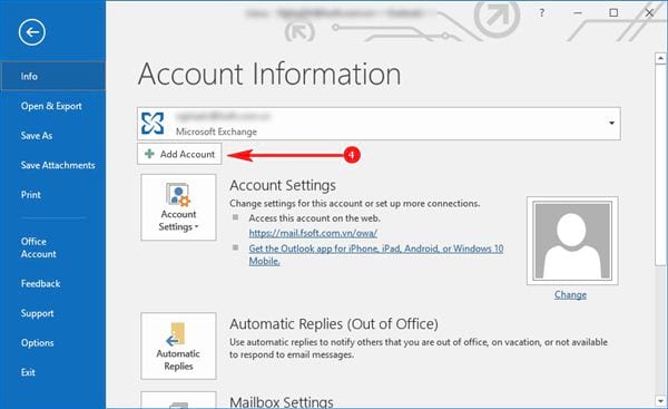 Cài gmail vào Outlook 2013 với IMAP