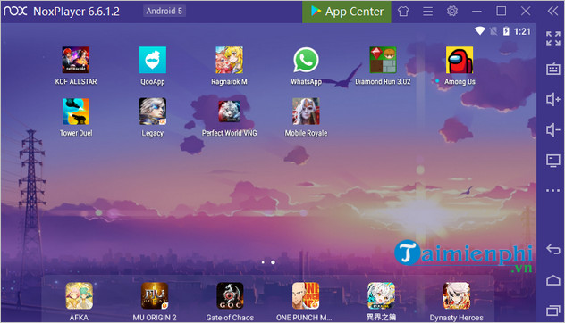 top phan mem gia lap android 2023 cho cau hinh yeu noxplayer