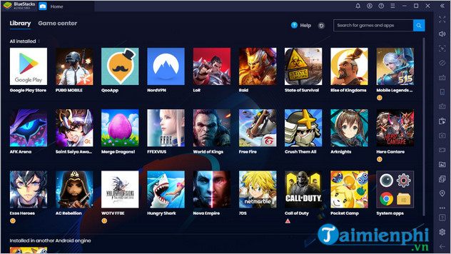top phan mem gia lap android 2023 cho cau hinh yeu bluestacks