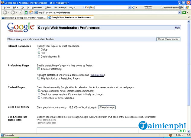 top phan mem tang toc wifi toc do mang google web accelerator
