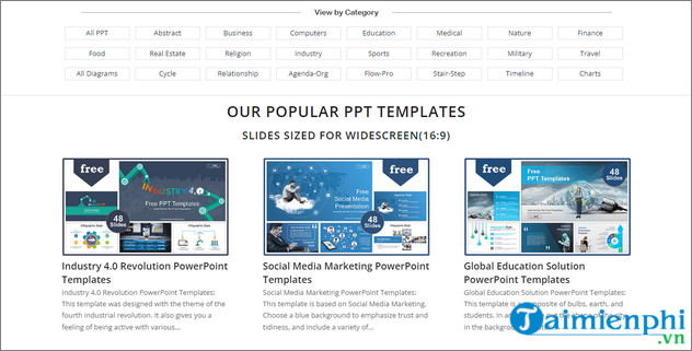 Kho Powerpoint Template miễn phí, mẫu Slide Powerpoint đẹp nhất