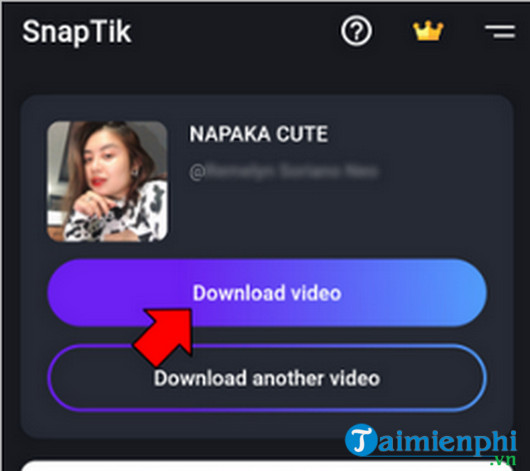 tai-video-tiktok-khong-logo-bang-snaptik