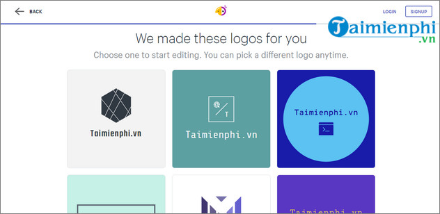 tao logo theo ten mien phi