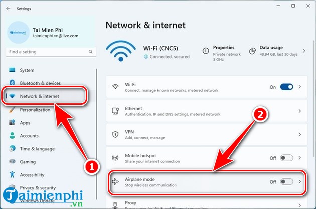 cach mo bluetooth tren laptop win 11