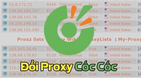 Cách đổi Proxy Cốc Cốc