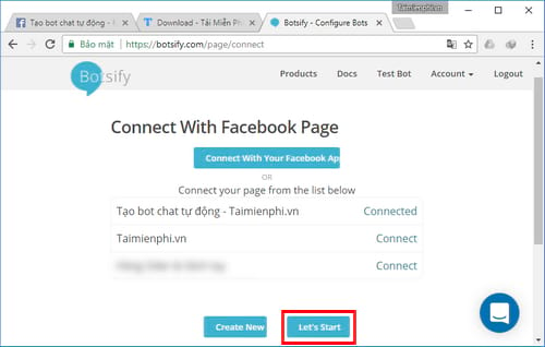tu tao bot chat tu dong on facebook messenger 15