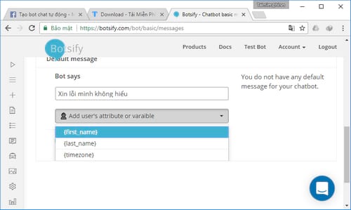 tu tao bot chat tu dong on facebook messenger 20