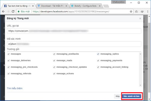 tu tao bot chat tu dong on facebook messenger 26