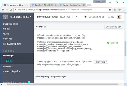 tu tao bot chat tu dong on facebook messenger 27