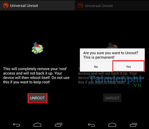 how to unroot your phone or computer with android 5