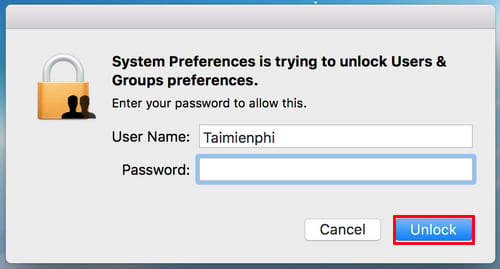 Cách đổi mật khẩu Macbook, thay password vào Macbook
