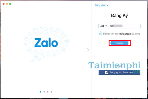 Cách đăng ký Zalo trên Macbook, tạo tài khoản zalo trên Macbook
