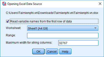 Cách import dữ liệu từ Excel vào SPSS nhanh chóng, chính xác nhất