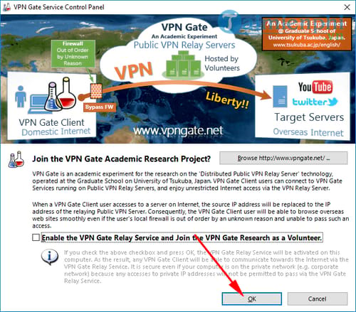 Cách dùng VPN Gate fake IP