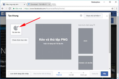 Cách tạo khung hình Avatar Facebook kèm hiệu ứng