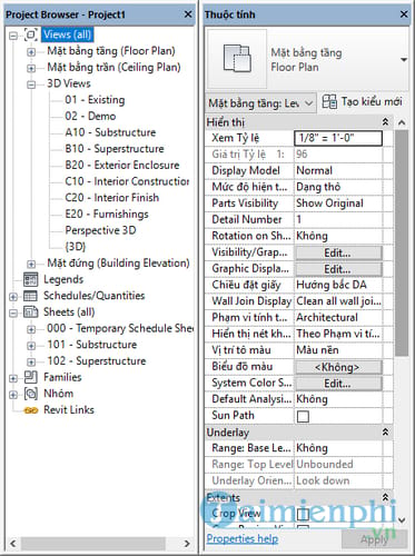 Cách chuyển Revit sang tiếng Việt