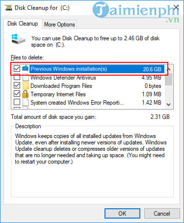 Có nên xóa Windows.old sau khi Update Windows không?
