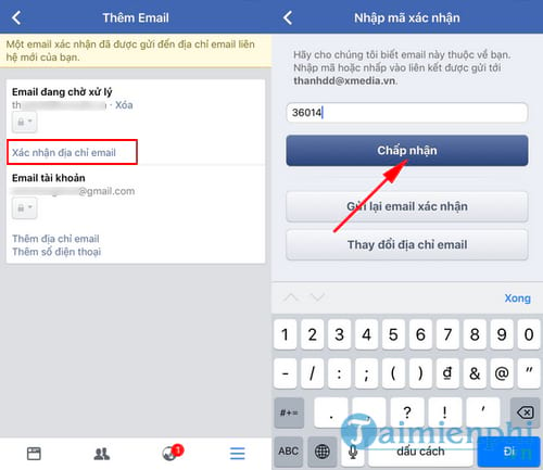 Cách đổi Email trên Facebook nhanh nhất