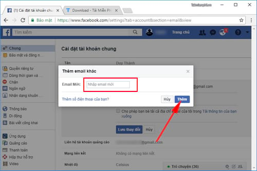 how to get facebook email 5