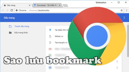 how to backup bookmarks in chrome