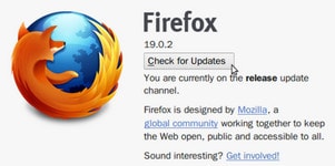 cach xem phien ban ban firefox