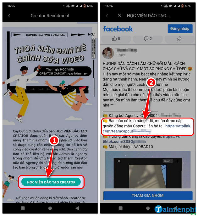 huong dan dang ky lam cong viec creator capcut