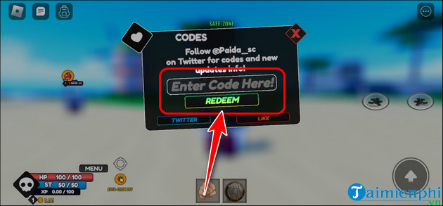 Code One Fruit Simulator Roblox mới nhất và cách nhập