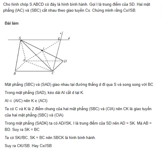 giai toan lop 11 trang 105 106 sach ctst tap 1 hai duong thang song song 5