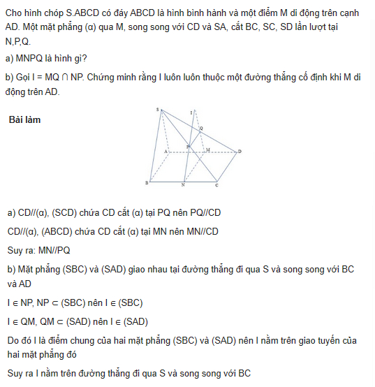 Giải toán lớp 11 trang 111, 112 sách CTST tập 1, Đường thẳng và mặt phẳng song song 7 giai toan lop 11 trang 111 112 sach ctst tap 1 duong thang va mat phang song song 3