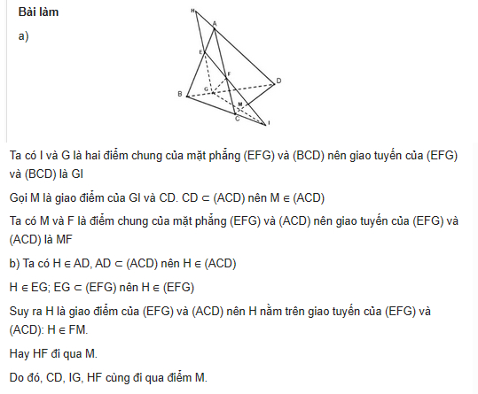 giai toan lop 11 trang 99 sach ctst tap 1 diem duong thang va mat phang trong khong gian 7