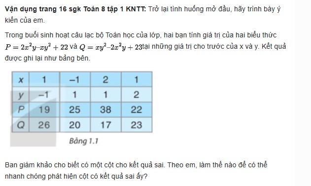 giai toan lop 8 trang 15 16 sach kntt tap 1 phep cong va phep tru da thuc 17