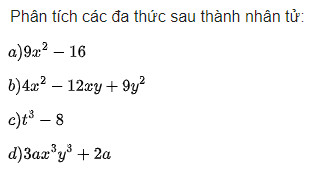 giai toan lop 8 trang 24 25 sach ctst tap 1 phan tich da thuc thanh nhan tu 3