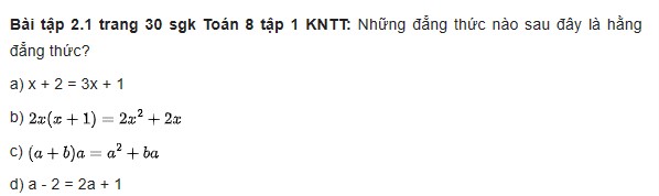 giai toan lop 8 trang 30 31 32 33 sach kntt tap 1 hieu hai binh phuong binh phuong cua mot tong hay mot hieu 17