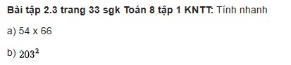 giai toan lop 8 trang 30 31 32 33 sach kntt tap 1 hieu hai binh phuong binh phuong cua mot tong hay mot hieu 21