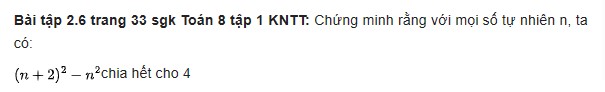 giai toan lop 8 trang 30 31 32 33 sach kntt tap 1 hieu hai binh phuong binh phuong cua mot tong hay mot hieu 27