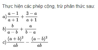 giai toan lop 8 trang 32 33 34 35 sach ctst tap 1 cong tru phan thuc 9