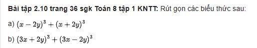 giai toan lop 8 trang 34 35 36 sach kntt tap 1 lap phuong cua mot tong hay mot hieu 21