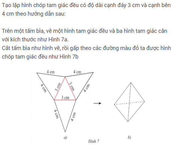giai toan lop 8 trang 43 44 45 46 47 sach ctst tap 1 hinh chop tam giac deu hinh chop tu giac deu 7