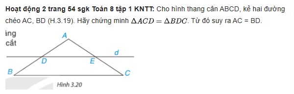 giai toan lop 8 trang 53 54 55 sach kntt tap 1 hinh thang can 7