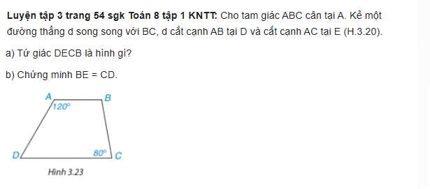 giai toan lop 8 trang 53 54 55 sach kntt tap 1 hinh thang can 9